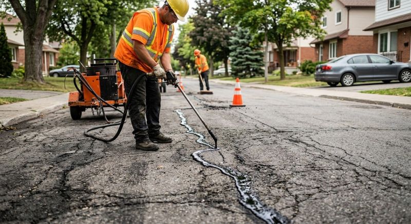 Asphalt Cracks Repair in Orange County, CA