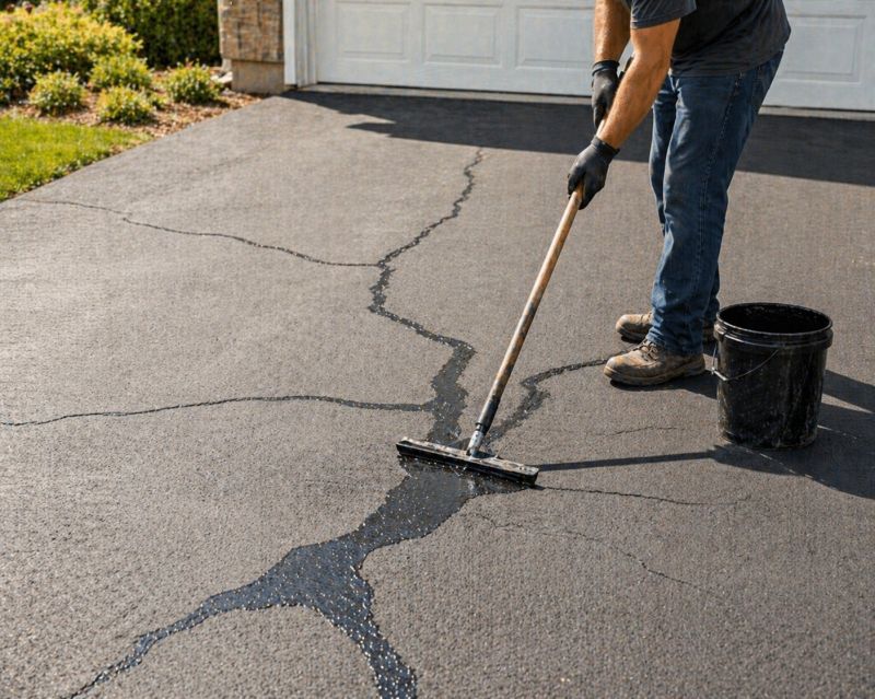 Asphalt Cracks Repair in Los Angeles, CA