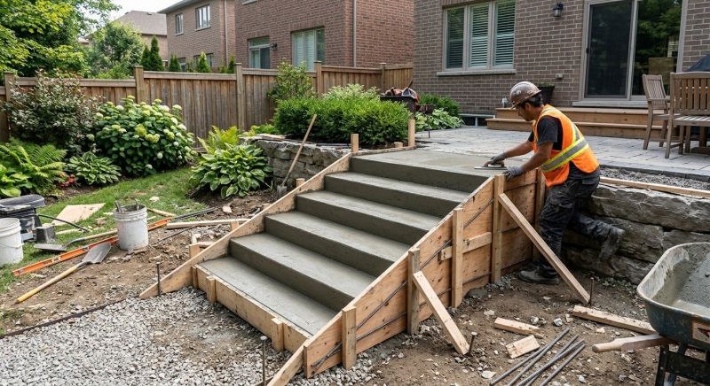 Concrete Stairs Installation in Sacramento, CA