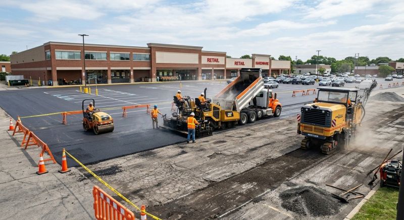 Industrial Asphalt Paving in Orange County, CA