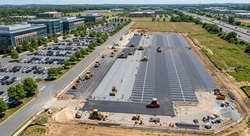 Parking Lot Asphalting in Orange County, CA