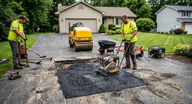 Paved Driveway Repair in Little Rock, AR